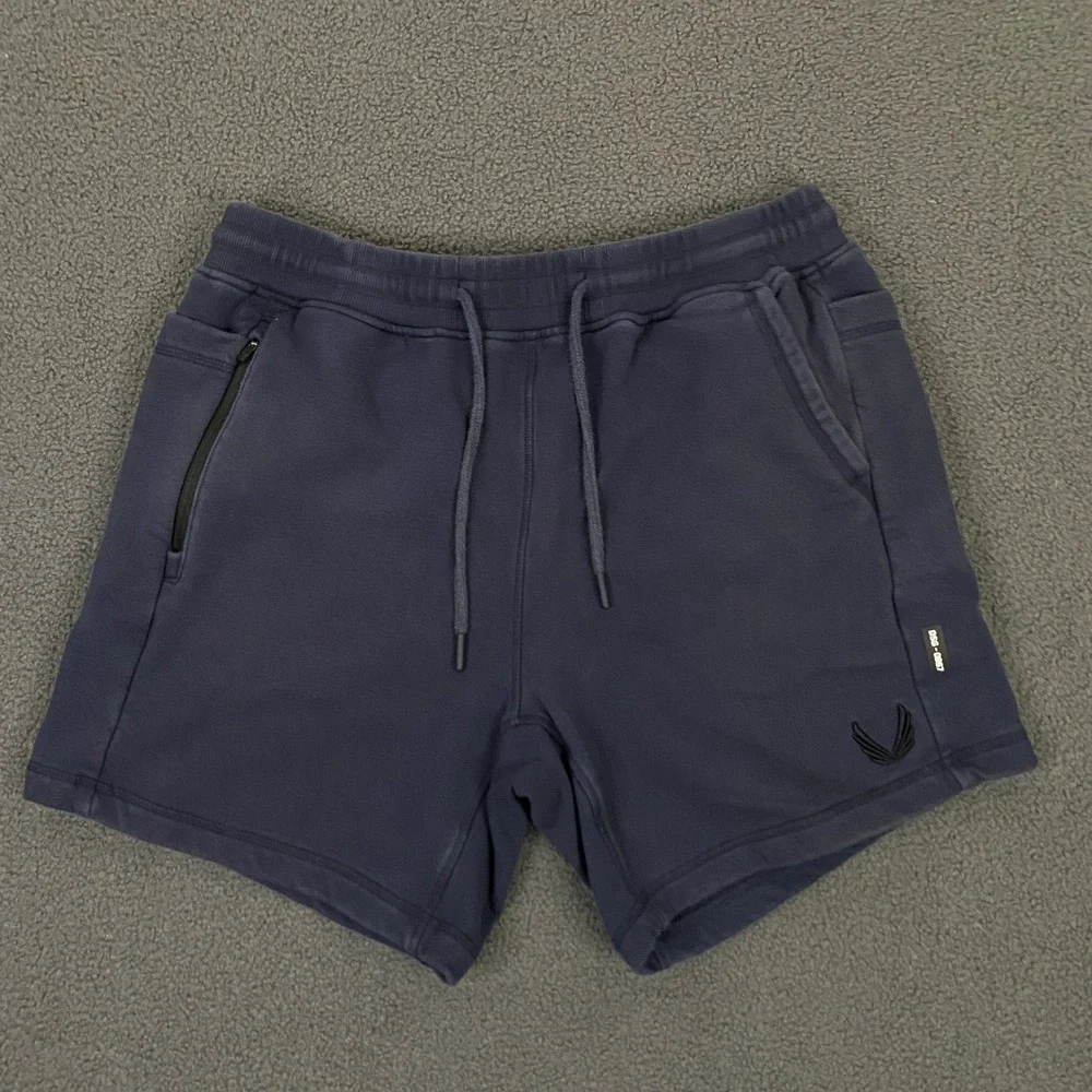 ASRV Sweat Shorts Mens XL Navy Blue DSG-0867 Athletic Gym Train Lift